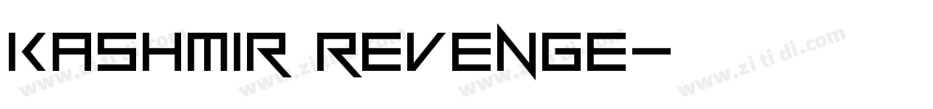 Kashmir Revenge字体转换